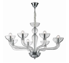 Подвесная люстра Ideal Lux Casanova SP8 Trasparente 044255