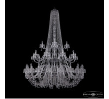 Подвесная люстра Bohemia Ivele Crystal 1410/20+10+5/530/h-200/3d Ni V0300