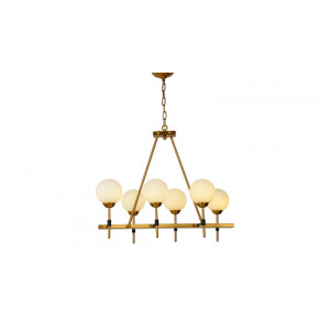 Подвесная люстра Lumina Deco Aldono LDP 7004-6 MD+BK