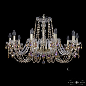 Подвесная люстра Bohemia Ivele Crystal 1402/10/300 G R777
