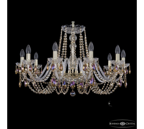 Подвесная люстра Bohemia Ivele Crystal 1402/10/300 G R777 Подвесная люстра Bohemia Ivele Crystal 1402/10/300 G R777