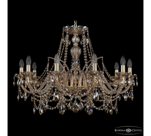 Подвесная люстра Bohemia Ivele Crystal 1411/10/300 G M721 Подвесная люстра Bohemia Ivele Crystal 1411/10/300 G M721