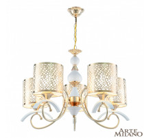 Подвесная люстра Arte Milano Florentia-9787 309787/5 Wh/Gd