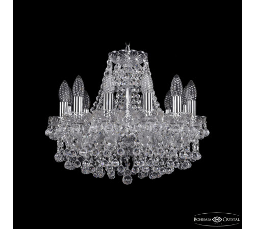 Подвесная люстра Bohemia Ivele Crystal 1409/12/141 Ni Подвесная люстра Bohemia Ivele Crystal 1409/12/141 Ni