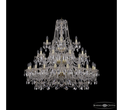 Подвесная люстра Bohemia Ivele Crystal 1411/20+10+5/400/3d G Подвесная люстра Bohemia Ivele Crystal 1411/20+10+5/400/3d G