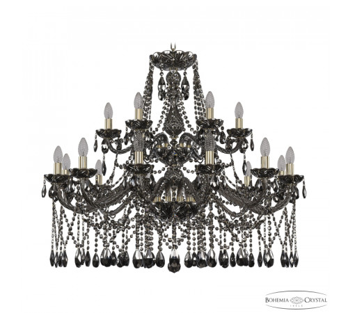 Подвесная люстра Bohemia Ivele Crystal 1413/12+6/360/2d G M781