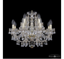 Подвесная люстра Bohemia Ivele Crystal 1410/8+4/195 G V0300 R801