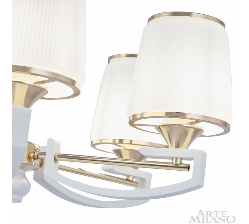 Подвесная люстра Arte Milano Florentia-2457 302457/6 Wh/Gd