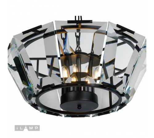 Подвесная люстра iLamp Panorama 6107-600 BK Подвесная люстра iLamp Panorama 6107-600 BK