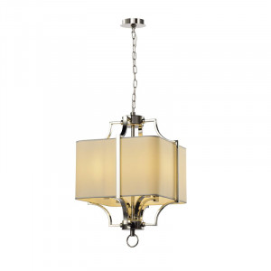 Подвесная люстра Lumien Hall Адельфия LH1047/4P-NK-WT