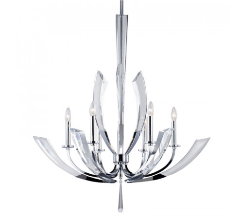 Подвесная люстра Delight Collection Ice Kingdom P68028L-6 chrome Подвесная люстра Delight Collection Ice Kingdom P68028L-6 chrome