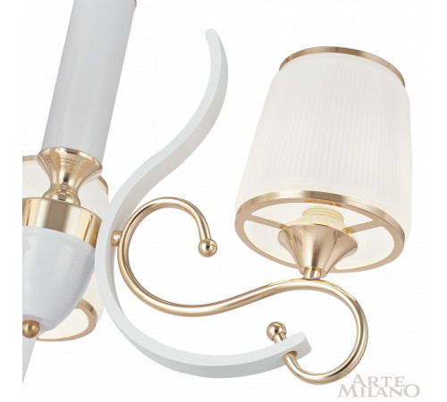 Подвесная люстра Arte Milano Florentia-3857 303857/3 Wh/Gd