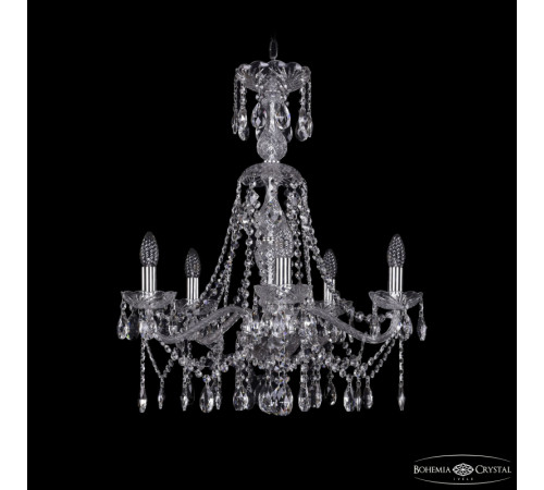 Подвесная люстра Bohemia Ivele Crystal 1413/5/200/XL-66 Ni Подвесная люстра Bohemia Ivele Crystal 1413/5/200/XL-66 Ni