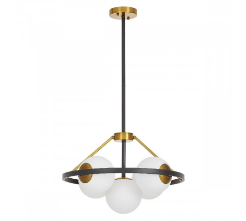 Подвесная люстра Lumina Deco Donzano LDP 8034-5 BK+WT Подвесная люстра Lumina Deco Donzano LDP 8034-5 BK+WT
