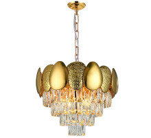Подвесная люстра Natali Kovaltseva CHIC 81437/8C GOLD