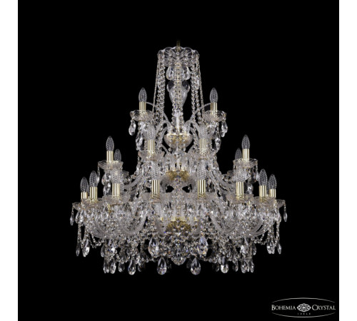Подвесная люстра Bohemia Ivele Crystal 1411/16+8+4/300/3d G Подвесная люстра Bohemia Ivele Crystal 1411/16+8+4/300/3d G
