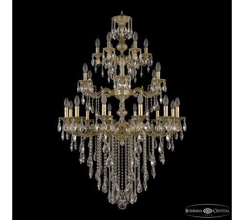 Подвесная люстра Bohemia Ivele Crystal Verona 72114/12+6+6/300/3d B G