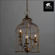 Подвесная люстра Arte Lamp Gabbia A1865SP-3BG