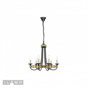 Подвесная люстра iLamp Dream 10190-6P BK