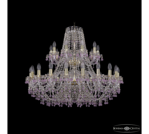 Подвесная люстра Bohemia Ivele Crystal 1410/20+10/360/2d G V7010