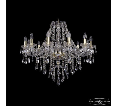 Подвесная люстра Bohemia Ivele Crystal 1415/12/300 G
