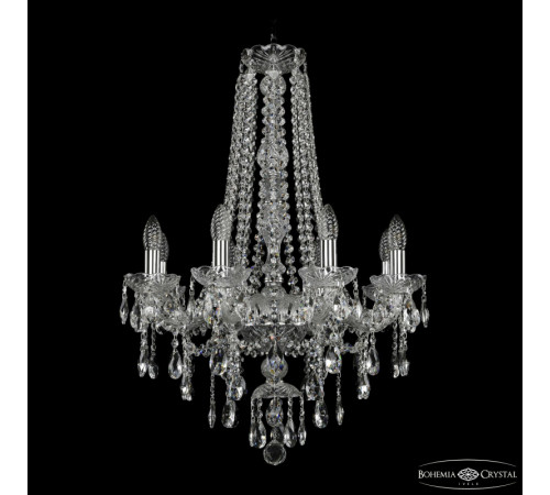 Подвесная люстра Bohemia Ivele Crystal 1415/8/200/h-76 Ni Подвесная люстра Bohemia Ivele Crystal 1415/8/200/h-76 Ni