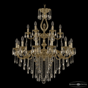 Подвесная люстра Bohemia Ivele Crystal Verona 72401/12+6/300/2d B G FA2B