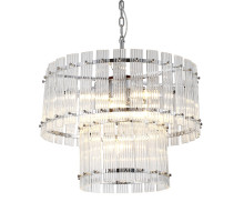 Подвесная люстра Delight Collection Ruby KG1112P-7 chrome/clear