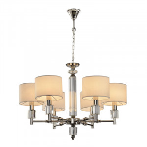 Подвесная люстра Lumien Hall Малье LH1053/6H-NK-WT