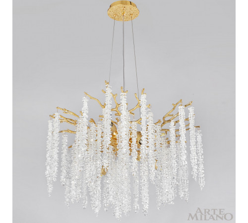 Подвесная люстра Arte Milano Milan 239801/D600/8/A Gd Подвесная люстра Arte Milano Milan 239801/D600/8/A Gd