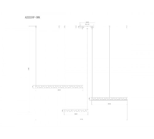 Подвесная люстра Arte Lamp Shine A2222SP-3BK Подвесная люстра Arte Lamp Shine A2222SP-3BK