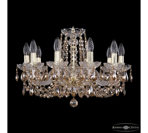 Подвесная люстра Bohemia Ivele Crystal 1402/10/195 G R721