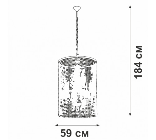 Подвесная люстра Vitaluce V5817-7/6 Подвесная люстра Vitaluce V5817-7/6