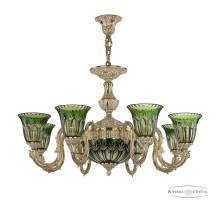 Подвесная люстра Bohemia Ivele Crystal Florence 71203P/8/210 GW P2 U Clear-Green/H-1I