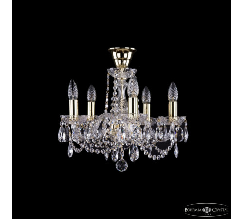 Подвесная люстра Bohemia Ivele Crystal 1402/5/141 G tube Подвесная люстра Bohemia Ivele Crystal 1402/5/141 G tube