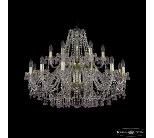 Подвесная люстра Bohemia Ivele Crystal 1410/10+5/300/2d G V7010 Подвесная люстра Bohemia Ivele Crystal 1410/10+5/300/2d G V7010