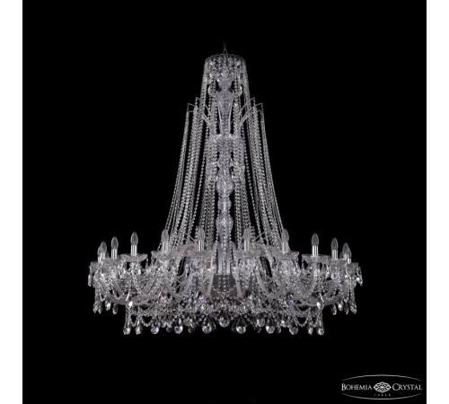 Подвесная люстра Bohemia Ivele Crystal 1411/24/530/XL-163 Ni Подвесная люстра Bohemia Ivele Crystal 1411/24/530/XL-163 Ni