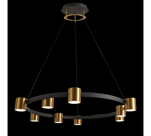Подвесная люстра Natali Kovaltseva LED LAMPS 81129/7C BRASS BLACK Подвесная люстра Natali Kovaltseva LED LAMPS 81129/7C BRASS BLACK