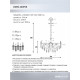 Подвесная люстра Lumien Hall Iterri LH0061/10P-GD-SMK-CL