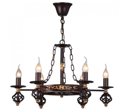 Подвесная люстра Arte Lamp Cartwheel A4550LM-6CK Подвесная люстра Arte Lamp Cartwheel A4550LM-6CK