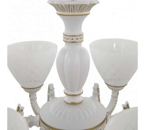 Подвесная люстра Arte Milano 343837/6 WT+G Подвесная люстра Arte Milano 343837/6 WT+G