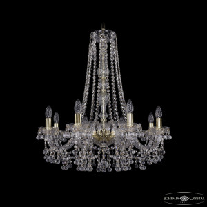 Подвесная люстра Bohemia Ivele Crystal 1409/8/240/h-75 G