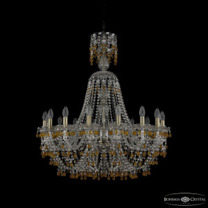Подвесная люстра Bohemia Ivele Crystal 1410/16/300/XL-95 Pa V1003