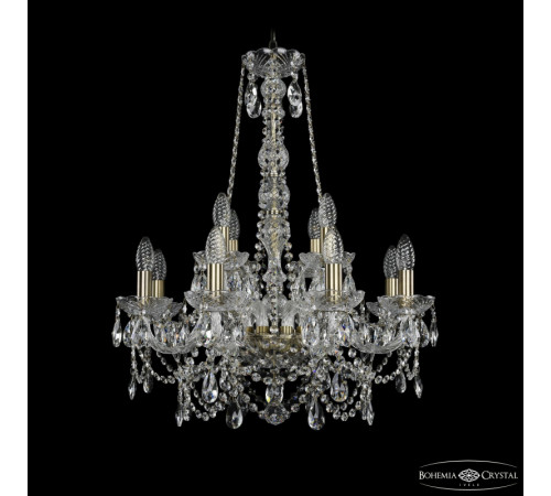 Подвесная люстра Bohemia Ivele Crystal 1411/8+4/195/h-70 Pa Подвесная люстра Bohemia Ivele Crystal 1411/8+4/195/h-70 Pa