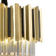 Подвесная люстра Natali Kovaltseva DELTA II 81449/5C GOLD