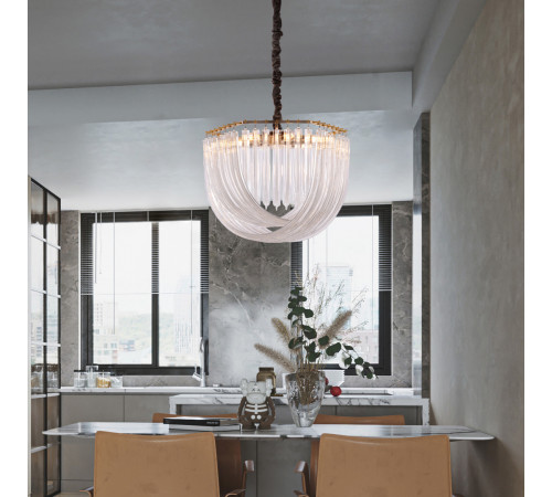 Подвесная люстра Arte Milano S.97378.D500.H380.E14.6 G Подвесная люстра Arte Milano S.97378.D500.H380.E14.6 G