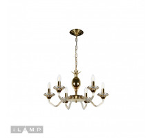 Подвесная люстра iLamp Flo YT2049-6 GD+COG