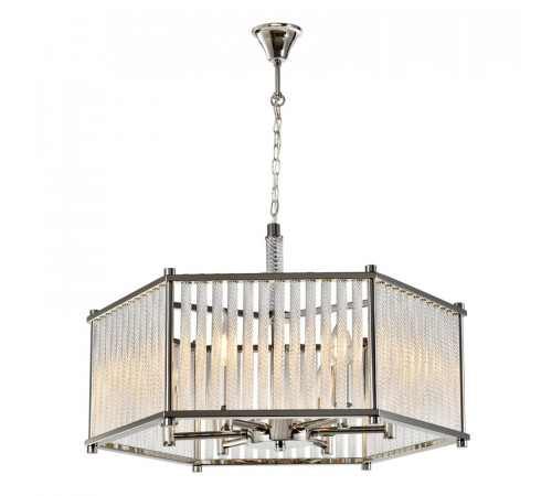 Подвесная люстра iLamp Rich P9509-6 Nickel