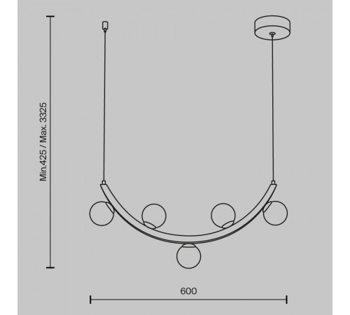 Подвесная люстра Maytoni Ambre MOD331PL-L12BS3K Подвесная люстра Maytoni Ambre MOD331PL-L12BS3K