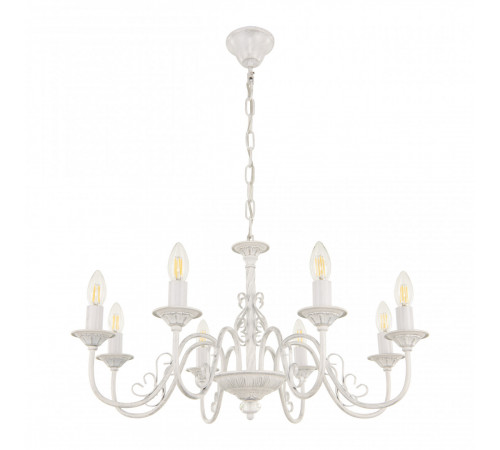Подвесная люстра Arte Milano 342620/8 WT+SL Подвесная люстра Arte Milano 342620/8 WT+SL